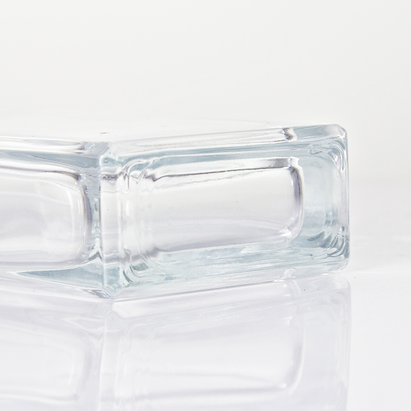 Portable Square Fragrance Glass Bottle
