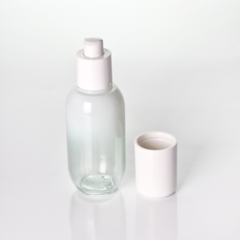 Empty Plastic 4 oz Lotion Bottle
