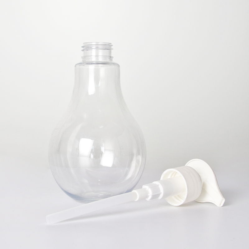 Cream Cool Plastic Lotion Bottle For Hair