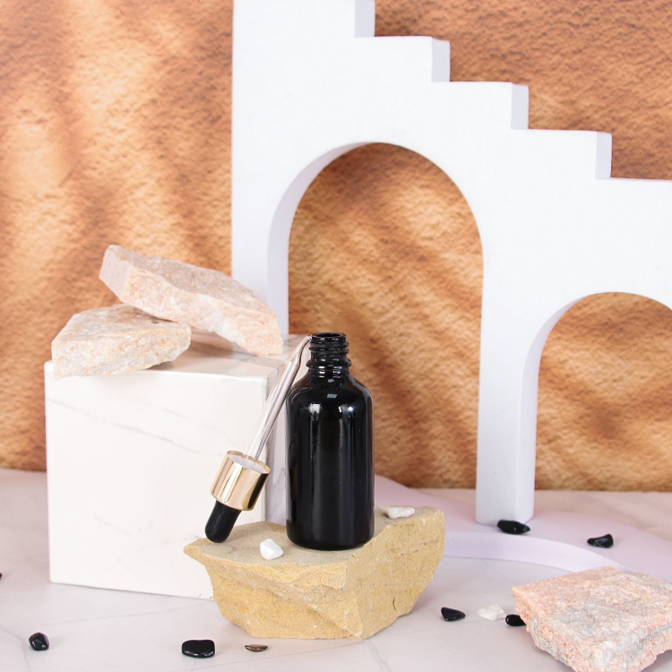 Gold Dropper Bottle for Elegant Packaging