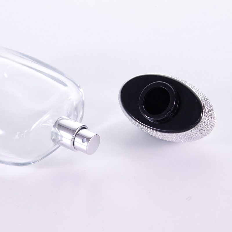 Pink Diamond-Shaped Perfume Bottle