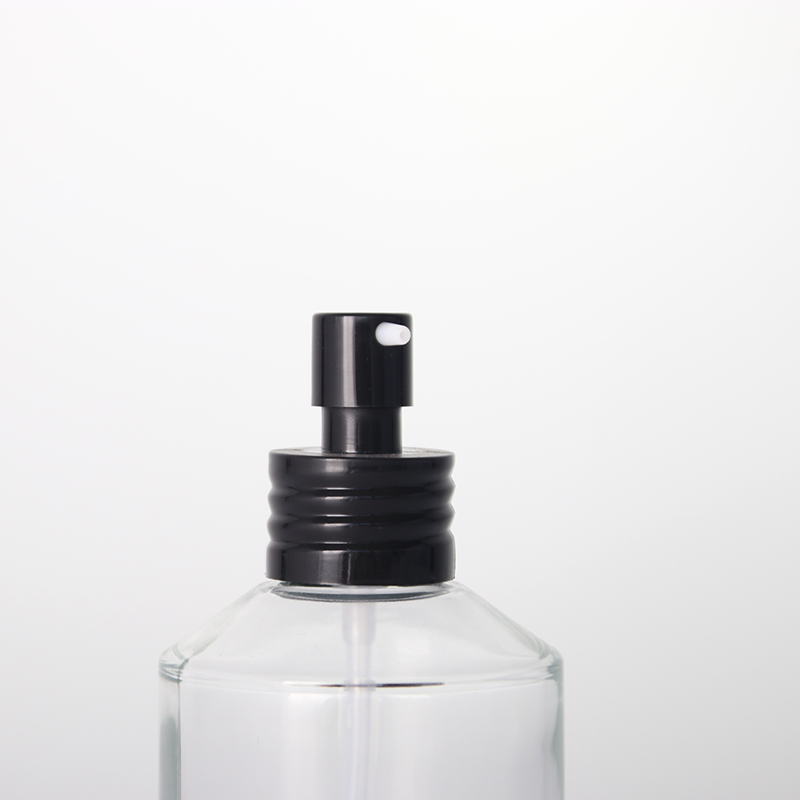 Clear Glass Lotion Pump Bottle with 28mm Dispenser