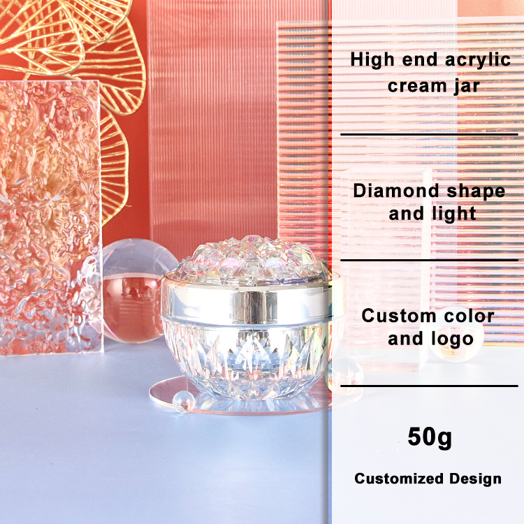 5g 20g Mini Vibrant PS Plastic Empty Cosmetic Cream Jars Wholesale