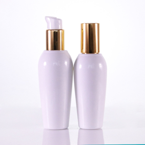 Luxury Glass Lotion Bottle with Gold Pump 120ml 100ml